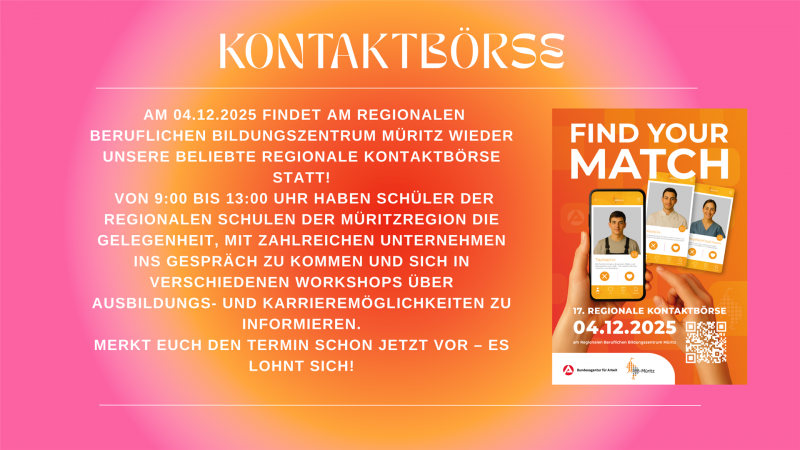 17. Regionale Kontaktbörse