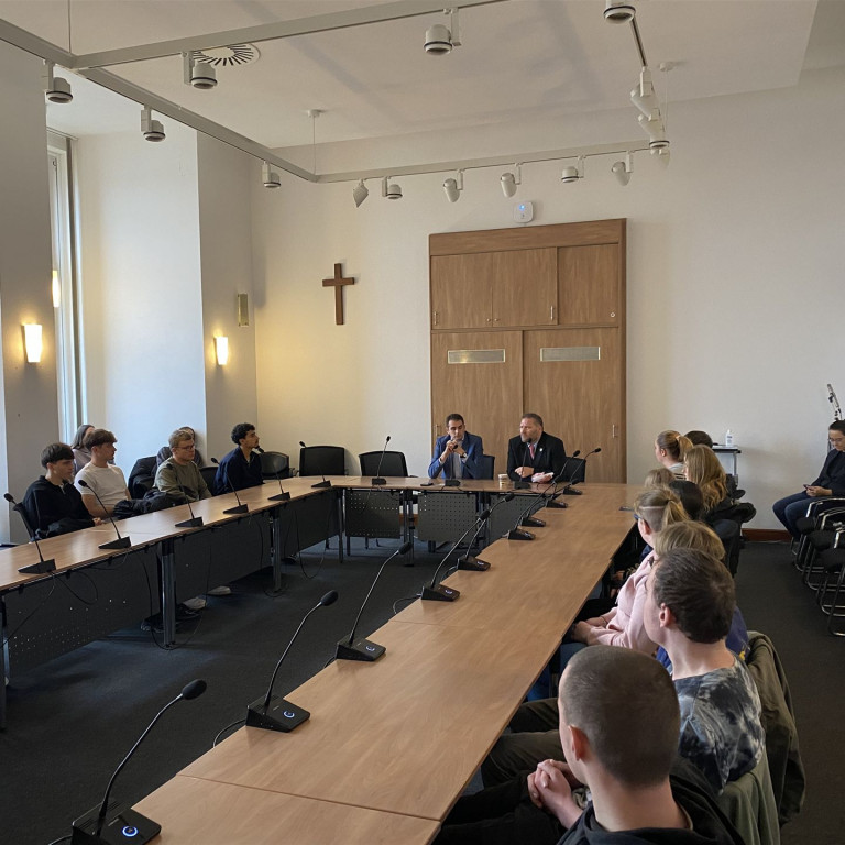 Besuch im Schweriner Landtag