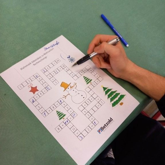 Weihnachtsprojekt in der BVB 55