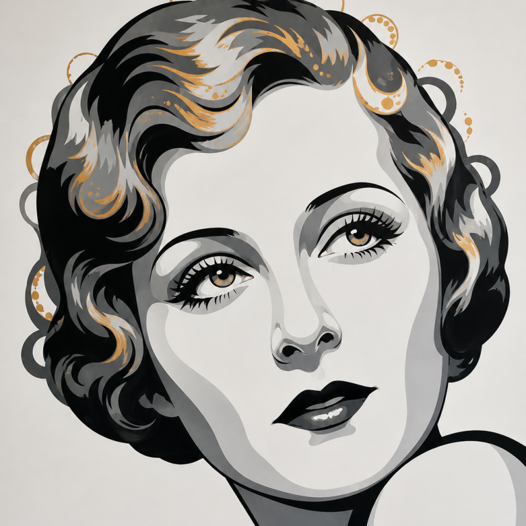 Lilian Harvey an der Mauer