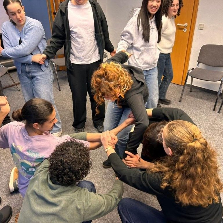 Deutsch-französischer Austausch in winterlicher Atmosphäre