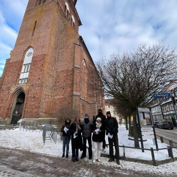 Deutsch-französischer Austausch in winterlicher Atmosphäre