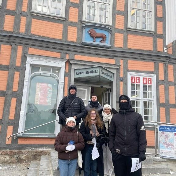 Deutsch-französischer Austausch in winterlicher Atmosphäre