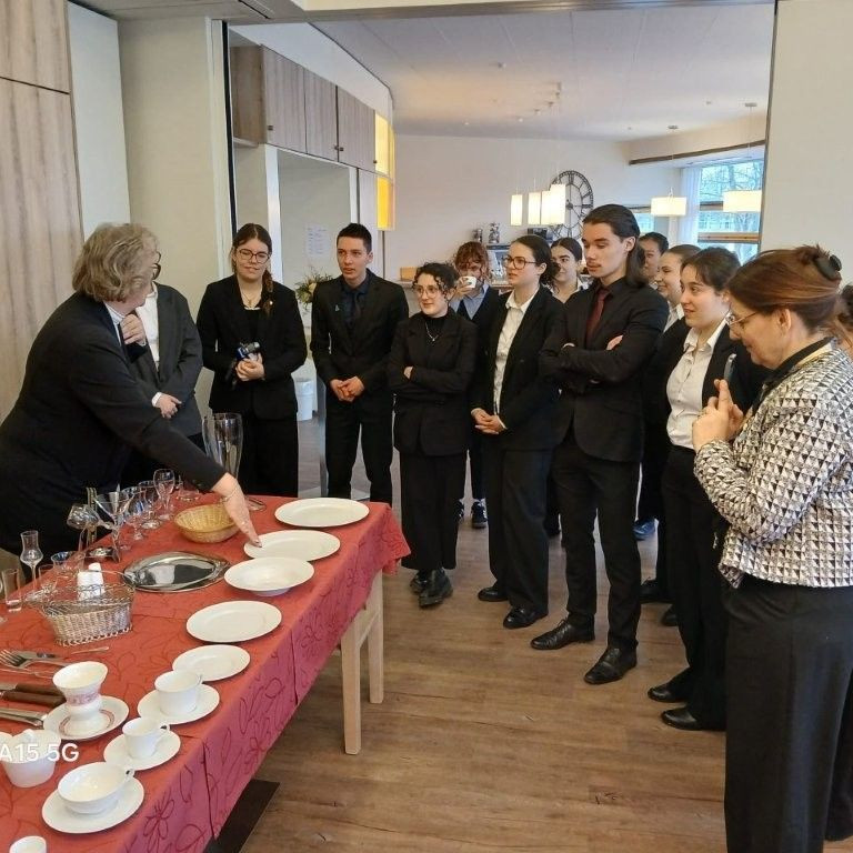 Deutsch-französischer Austausch in winterlicher Atmosphäre