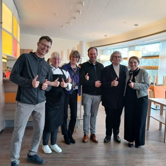 Deutsch-französischer Austausch in winterlicher Atmosphäre