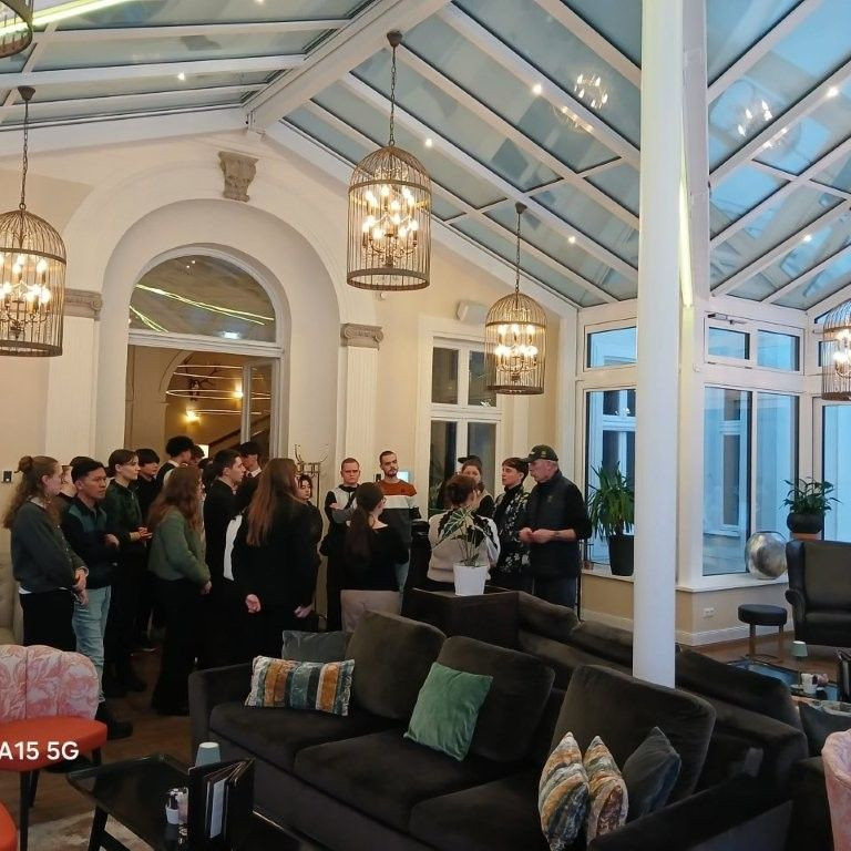 Deutsch-französischer Austausch in winterlicher Atmosphäre