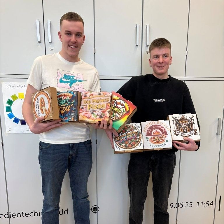 Teig, Design und Druck